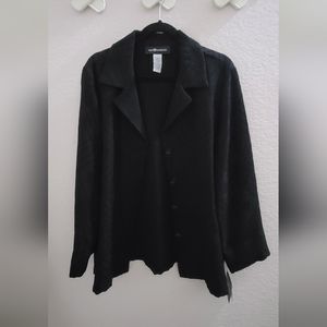 Womens Black Blazer with Sequence